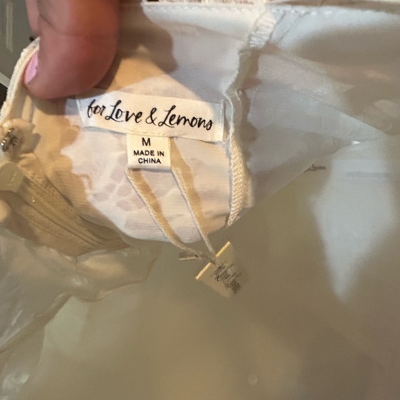 For the love of lemon 🍋 Cream Lace Dress - Picture 4 of 7